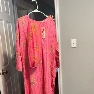 Max Studio Pink Floral Dress